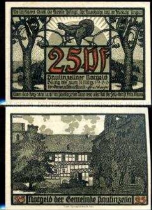 Paulinzella 25 Pfennig