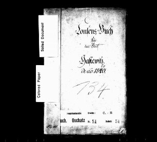 Konsensbuch von Gastewitz (bei Oschatz)