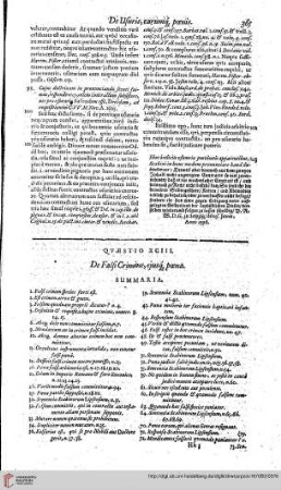 Pars Secunda, Quaestio 93 De Falsi crimine, ejusque poena