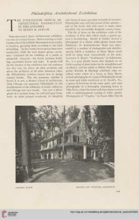 35.1908 = Nr. 140: The fourteenth annual architectural exhibition in Philadelphia