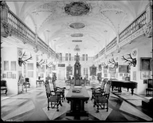 Salem Schloss Salem Abteigebäude Bibliothek - Blick nach Süden