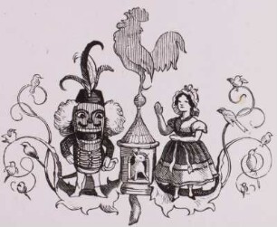 Eichhörnchen und Wetterhahn