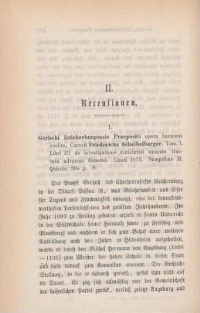 476-482 [Rezension] Gerhohus Reicherspergensis, Gerhohi Reichersbergensis praepositi