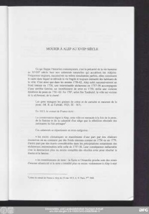 [Aspects Et Effets De La Maladie]