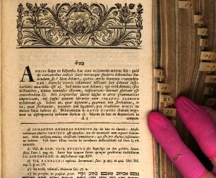 Programma Criticvm De Genvina Lectione Ac Scriptione Vocis ḥasîdîn Ton Hosion Su, Psalm. XVI, 10 coll. Actor, II, 29 et XIII, 35 seqq.