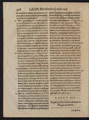 Caput XVI. De processus fulminatione ...