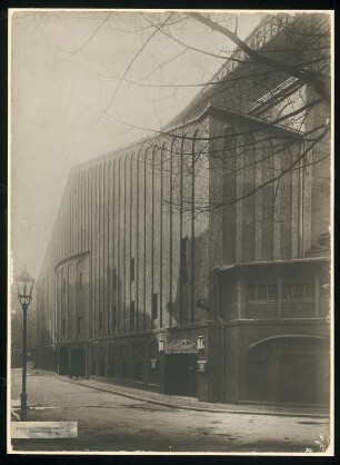Großes Schauspielhaus (auch: Theater des Volkes, Friedrichstadtpalast), Berlin: Ansicht Bühneneingang