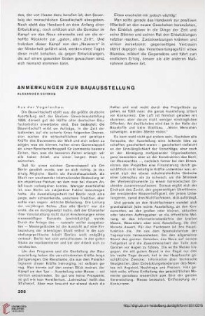 6: Anmerkungen zur Bauausstellung