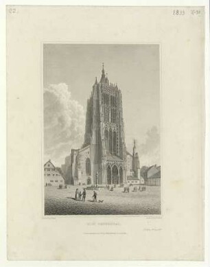 Münster. Westfassade. 1820