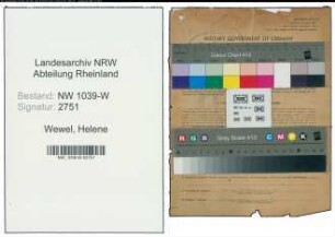 Entnazifizierung Helene Wewel , geb. 06.03.1905 (Mitinhaberin)