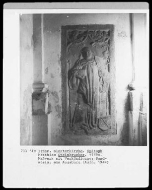 Epitaph für Abt Matthias Steinbrucker