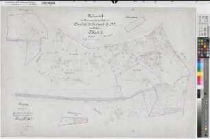 Huckarde (Dortmund), Zusammenlegung Huckarde Südwest, Bl.3 Urkarte I Flur 3 Bl.1