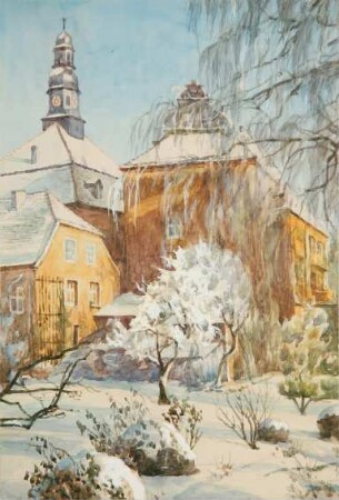 Frieda Boehr - Stadtschloss im Winter