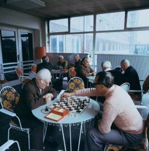 Schachspieler im Klub der Volkssolidarität