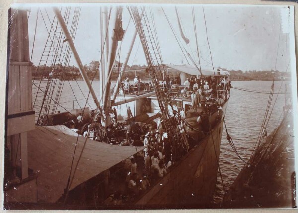 Vue sur le bateau