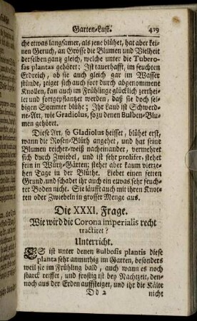 Die XXXI. Frage. - Die XLIII. Frage.
