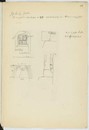 Heilig-Kreuz-Spital, Goslar: Details (aus: Skizzen- und Fotoalbum 17)