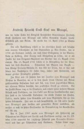 Friedrich Heinrich Ernst Graf von Wrangel
