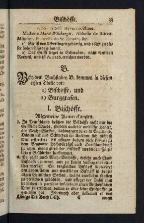 33-47, Bischoeffe