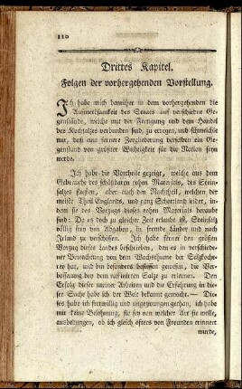 Drittes Kapitel. Folgen der vorhergehenden Vorstellung.
