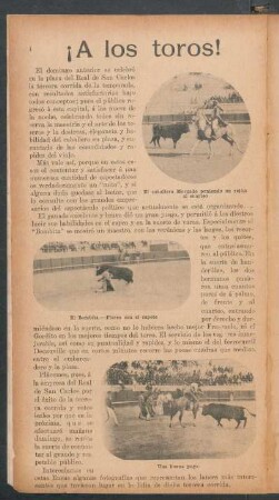 ¡A los toros!