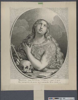 Madeleine dans la retraite : y trouve le repos d'esprit En s'occupant a la priere et y contempler Iesus christ