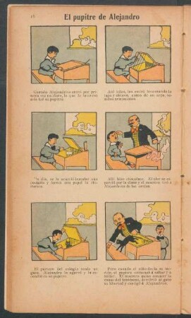 El pupitre de Alejandro - [Cómic]