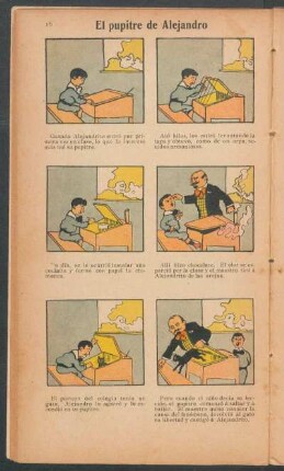 El pupitre de Alejandro - [Cómic]