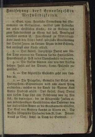 Fortsetzung der chronologischen Merkwürdigkeiten