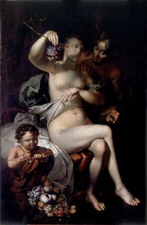 Venus und Jupiter mit Cupido (?)