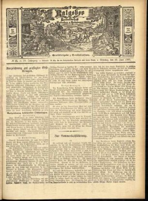 Ausgabe vom Sonntag, den 20. Juni 1909.