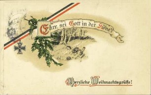 Ehre sei Gott in der Höhe! Herzliche Weihnachtsgrüße!