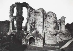 Trier, Kaiserthermen : Trier. Kaiserthermen. Caldarium. Ansicht von Südwesten