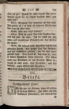 III. Briefe.