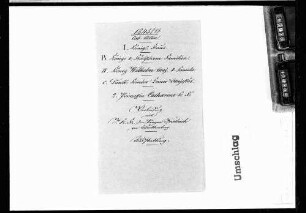 Ausstattung (1845-1847)