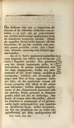 Årsberättelse om technologiens framsteg. 1831