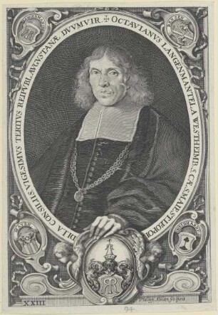 Bildnis des Octavianvs Langenmantel a Westeim