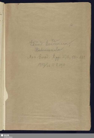 18-18a. Bendemann, Eduard Julius Friedrich