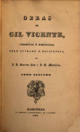 Obras de Gil Vicente, 2