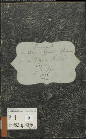 Kirchenbuchduplikate der evangelischen Gemeinde Enger, Kreis Herford (GHT 1816). (Gemeinde: Evangelische Gemeinde Enger)