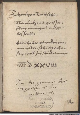 'Der Frankfurter'. Predigt - BSB Cgm 854