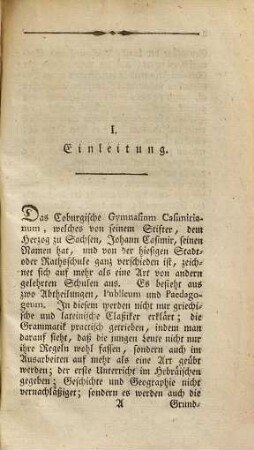 Geschichte des Gymnasii Casimiriani Academici zu Coburg