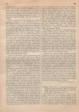 62-63 [Rezension] Tilemann, Heinrich, Ernst der Fromme Herzog von Sachsen-Gotha