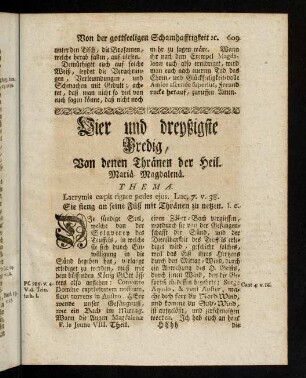 609-625, Vier und dreyßigste Predig.