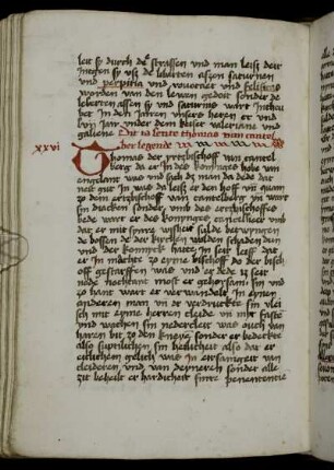 Prosalegende des hl. Thomas Becket