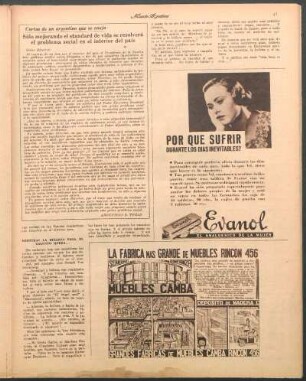 Sólo mejorando el standard de vida se resolverá el problema social en el interior del país : Cartas de un argentino que se enoja
