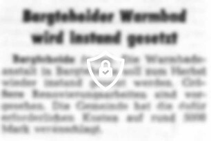 Bargteheider Warmbad instand gesetzt