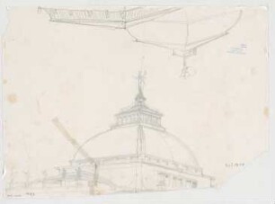 Thiersch, Friedrich von; München; Justizpalast - Kuppel (Perspektive)