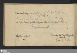 Bl. 84v-85r. Stammbucheintrag von Näcke, Henriette