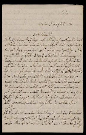 Nr. 11: Brief von Luigi Bianchi an Adolf Hurwitz, München, 29.7.1880